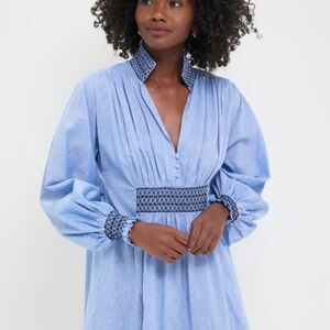 Tuckernuck Light Blue Long Sleeve Dress